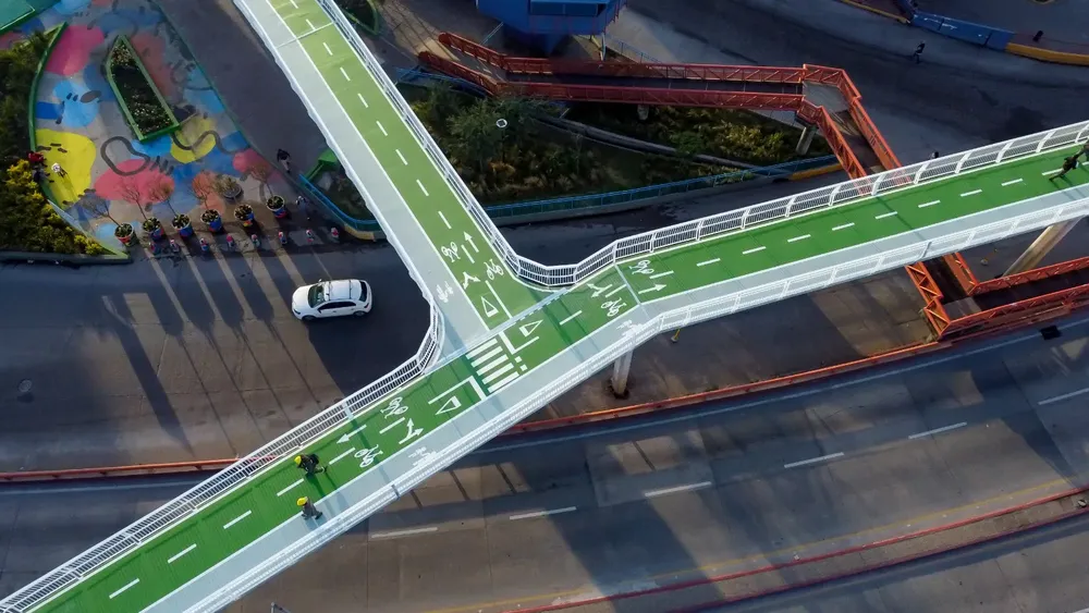 ciclovía elevada en Cordoba. Foto: El Manisero